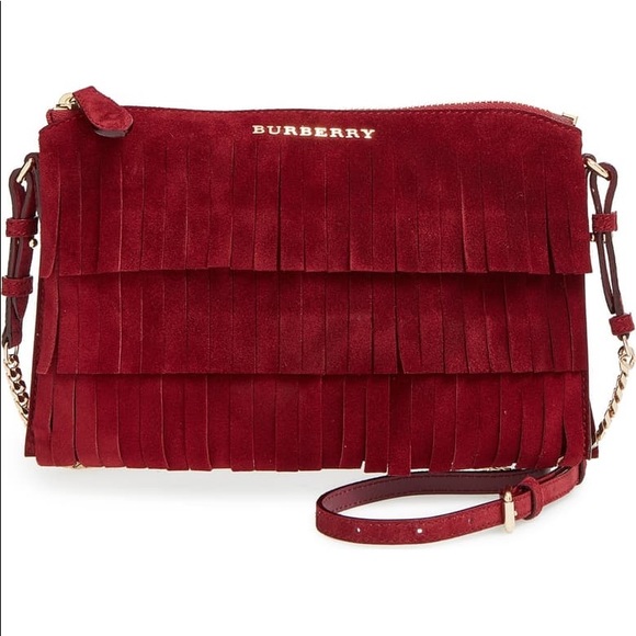 burberry bag burgundy